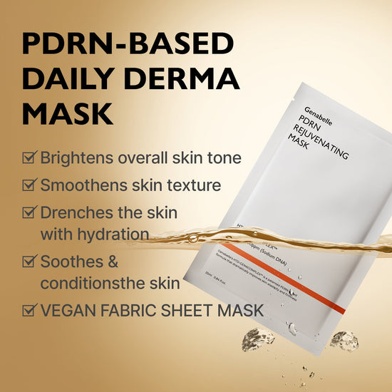 Genabelle PDRN Rejuvenating Mask (1 Sheet) قناع Genabelle PDRN لتجديد شباب البشرة - Princess Cosmetics Qatar