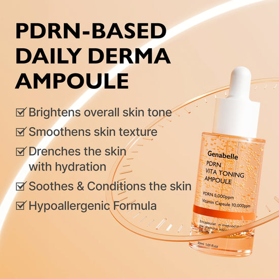 Genabelle PDRN Vita Toning Ampoule 30ml أمبولة التنغيم من جينابيل PDRN فيتا - Princess Cosmetics Qatar