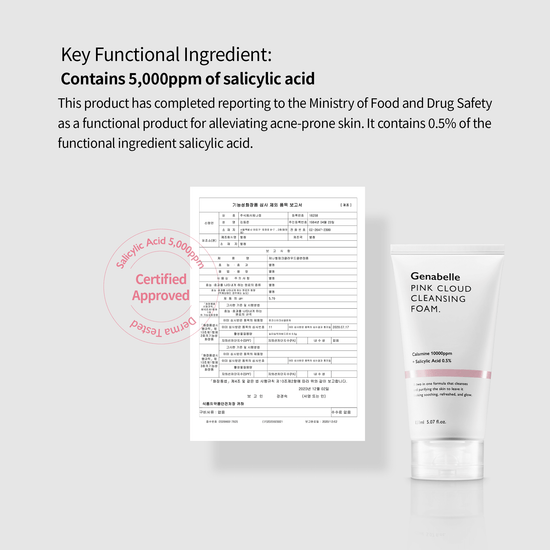 Genabelle Pink Cloud Cleansing Foam 150ml غسول جينابل بينك كلاود الرغوي - Princess Cosmetics Qatar