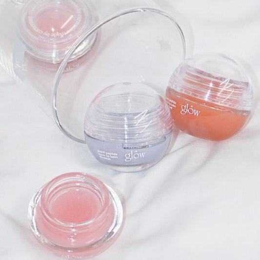 Glow Peach Peptide Repair Lip Balm (3 Types) - EXPIRY: 11/2025. مرطب الشفاه المتوهج بالخوخ الببتيد (3 أنواع) - Princess Cosmetics Qatar