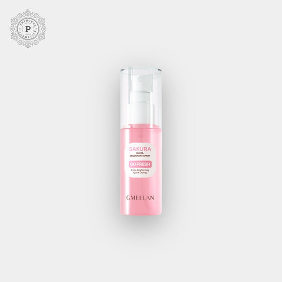 Gmeelan Sakura Gluta Deodorant Spray. مزيل العرق ساكورا جلوتا من جيميلان - Princess Cosmetics Qatar