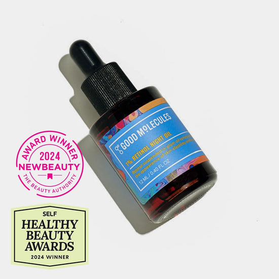 Good Molecules 1% Retinol Night Oil 12ml زيت الليل من جود موليكلز 1% ريتينول - Princess Cosmetics Qatar