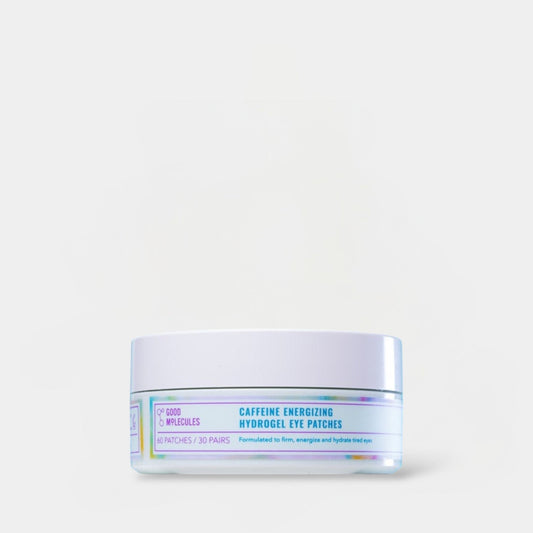 Good Molecules Caffeine Energizing Hydrogel Eye Patches (60 Patches) باتشات العين الهيدروجيل المنشطة بالكافيين من جود موليكولز - Princess Cosmetics Qatar