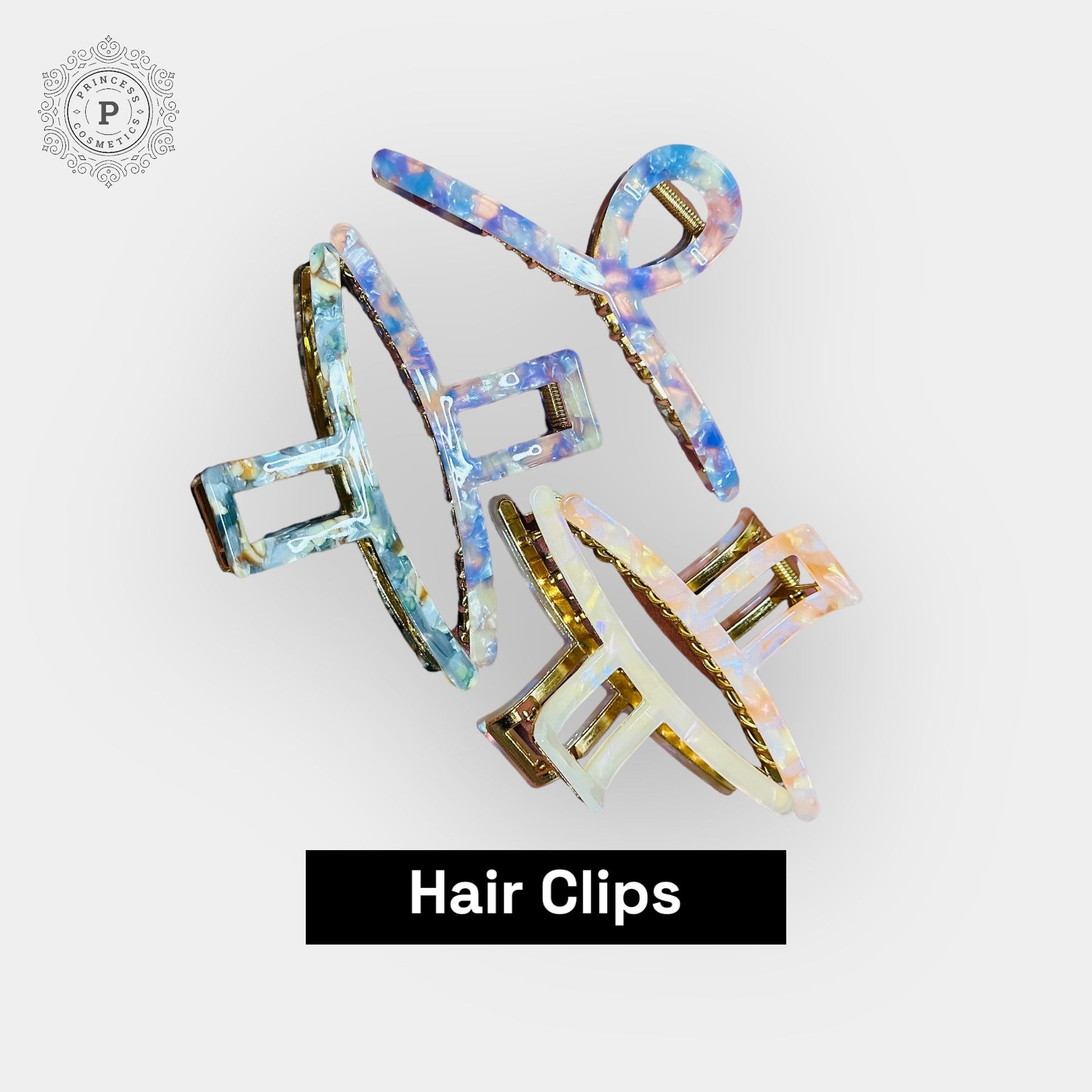 Hair Claw Clips. مقاطع مخلب الشعر - Princess Cosmetics Qatar