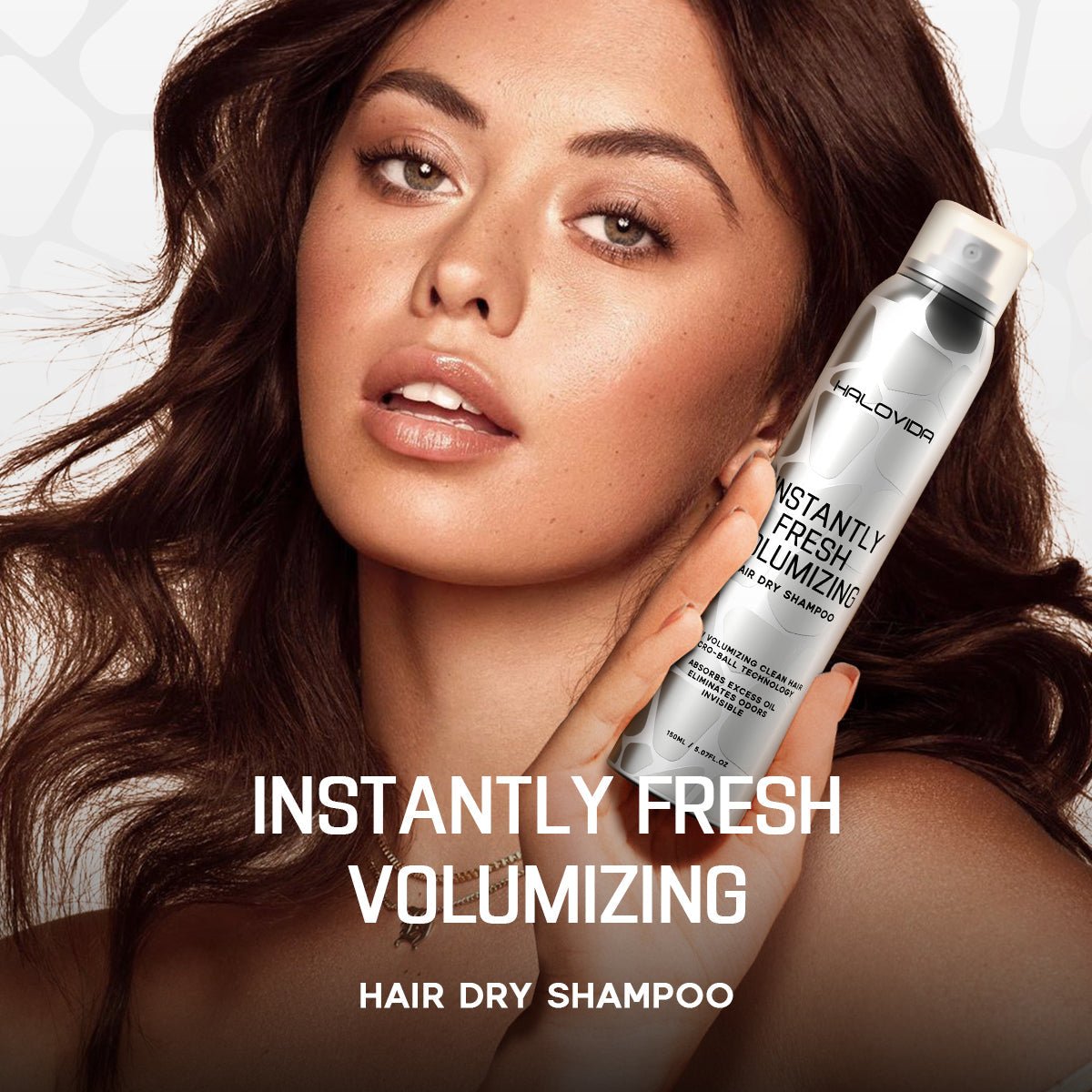 Halovida Instantly Fresh Volumizing Hair Dry Shampoo شامبو هالوفيدا الجاف لتكثيف الشعر وانتعاشه الفوري - Princess Cosmetics Qatar