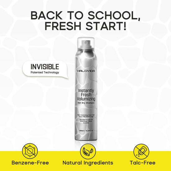 Halovida Instantly Fresh Volumizing Hair Dry Shampoo شامبو هالوفيدا الجاف لتكثيف الشعر وانتعاشه الفوري - Princess Cosmetics Qatar