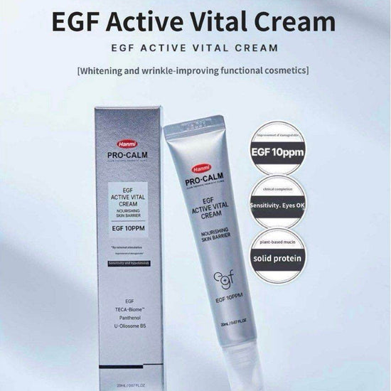 Hanmi Pro - Calm EGF Active Vital Cream 20ml كريم هانمي برو - كالم إي جي إف النشط الحيوي - Princess Cosmetics Qatar