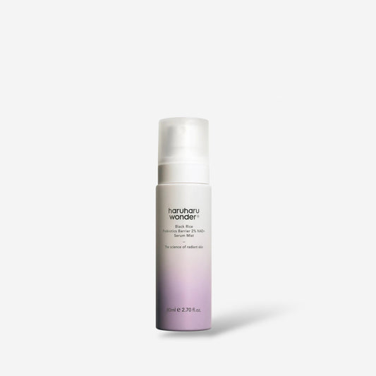 Haruharu Black Rice Probiotics Barrier NAD+ Serum Mist 80ml رذاذ سيروم هاروهارو ببروبيوتيك الأرز الأسود NAD+ الحاجز - Princess Cosmetics Qatar