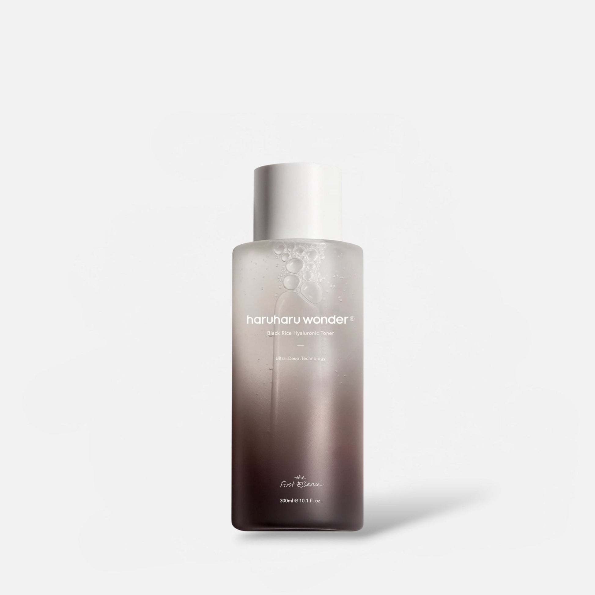 Haruharu WONDER Black Rice Hyaluronic Toner 300ml هاروهارو وندر تونر الأرز الأسود بحمض الهيالورونيك - Princess Cosmetics Qatar
