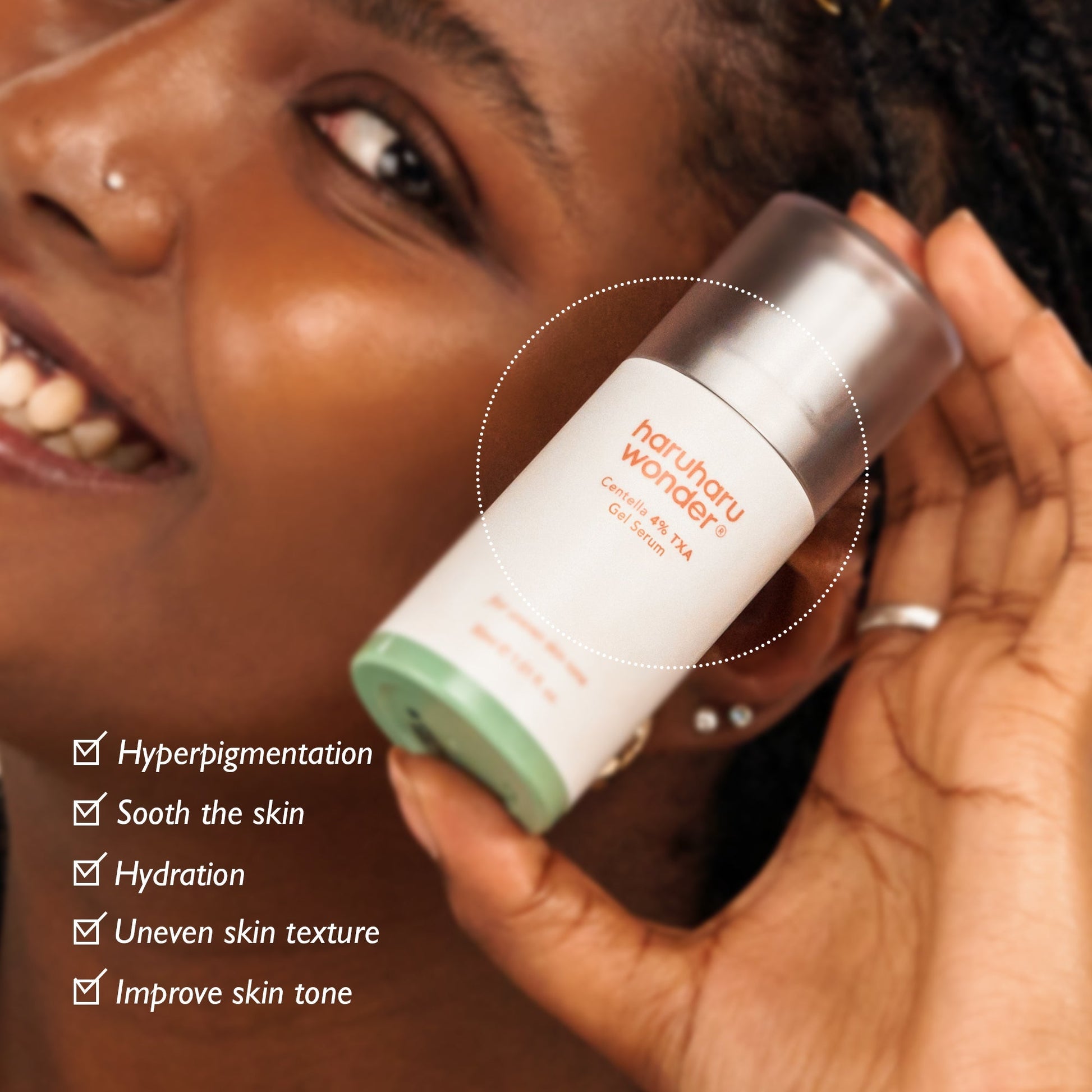 Haruharu WONDER Centella 4% TXA Gel Serum 30ml مصل جل هاروهارو وندر كينتيللا 4% TXA - Princess Cosmetics Qatar