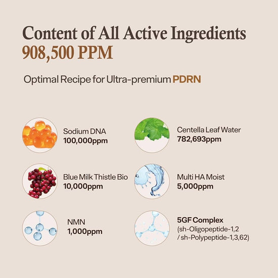 Heveblue Salmon Caring Centella New Pair PDRN Booster 100,000 Shot Essence 5ml هيفي بلو سالمون كارينغ سنتيلا زوج جديد من معززات PDRN 100,000 جرعة من خلاصة - Princess Cosmetics Qatar