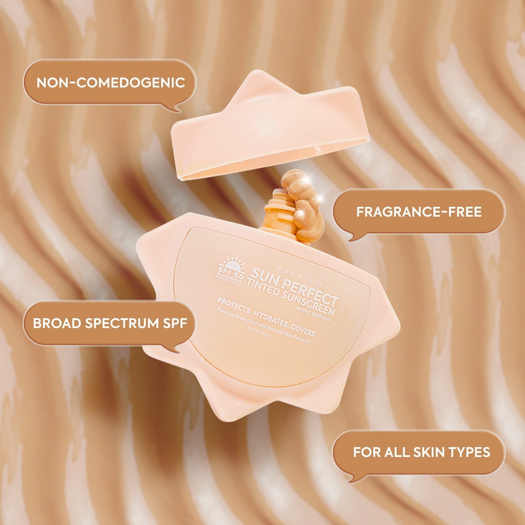 Hikari Premium Tinted Sunscreen SPF 50 - 50ml for Protection
