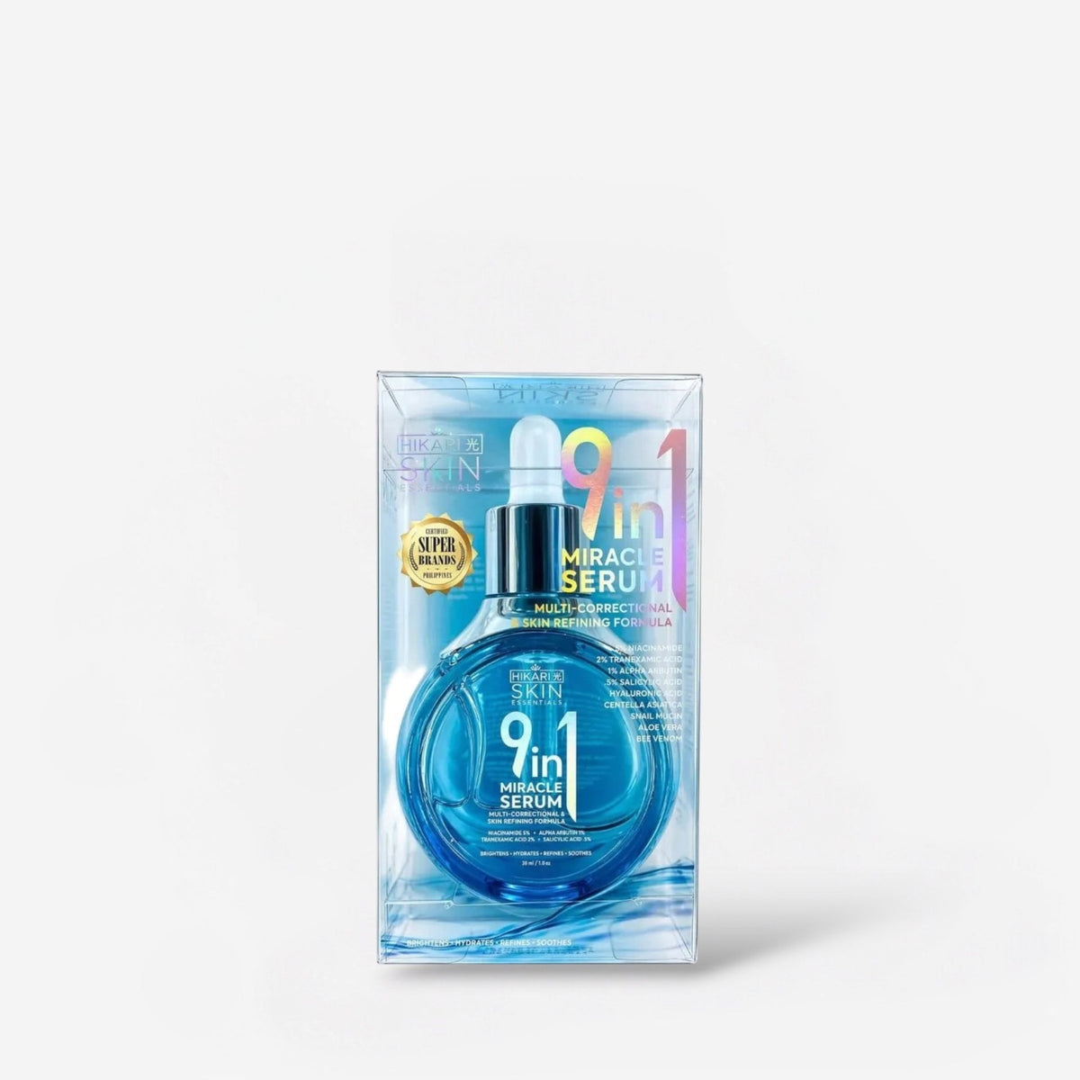 Hikari Skin 9in1 Miracle Serum 30ml سيروم هيكاري سكين المعجزة 9 في 1 - Princess Cosmetics Qatar