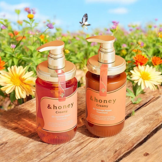 &Honey Creamy EX Damage Repair Treatment 440ml علاج إصلاح التلف بالعسل الكريمي من &هوني - Princess Cosmetics Qatar