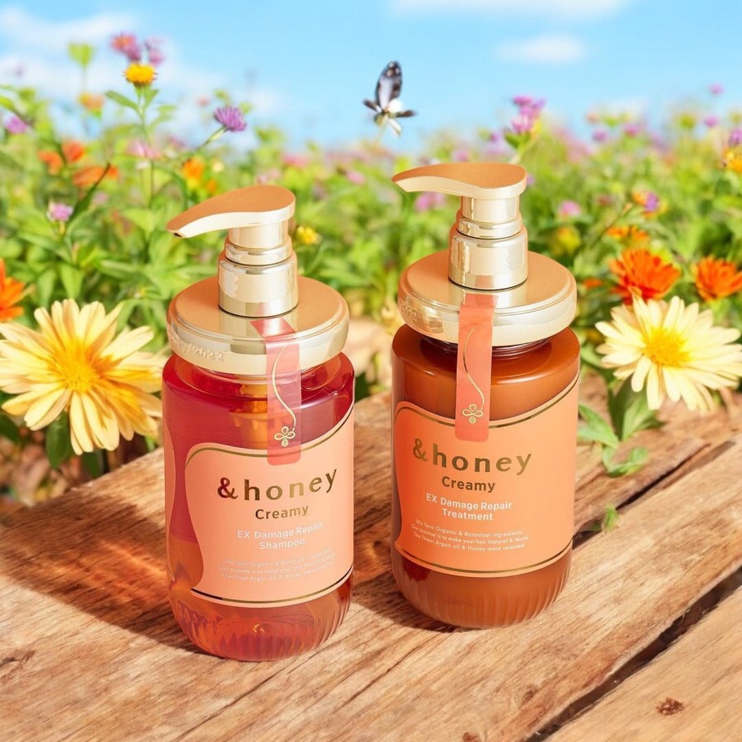 &Honey Creamy EX Damage Repair Treatment 440ml علاج إصلاح التلف بالعسل الكريمي من &هوني - Princess Cosmetics Qatar