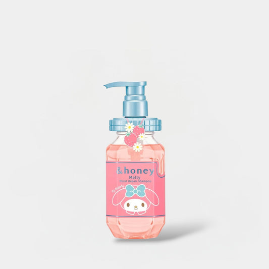 &Honey Melty Moist Repair Shampoo - My Melody Edition 440ml آند هاني ميلتي شامبو مرطب لإصلاح الشعر – إصدار ماي ميلودي - Princess Cosmetics Qatar