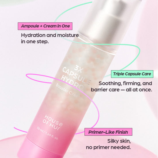 House of Hur 3X Capsule Hydro Booster Cream 50ml كريم هاوس أوف هور 3X كبسولة هيدرو بوستر - Princess Cosmetics Qatar