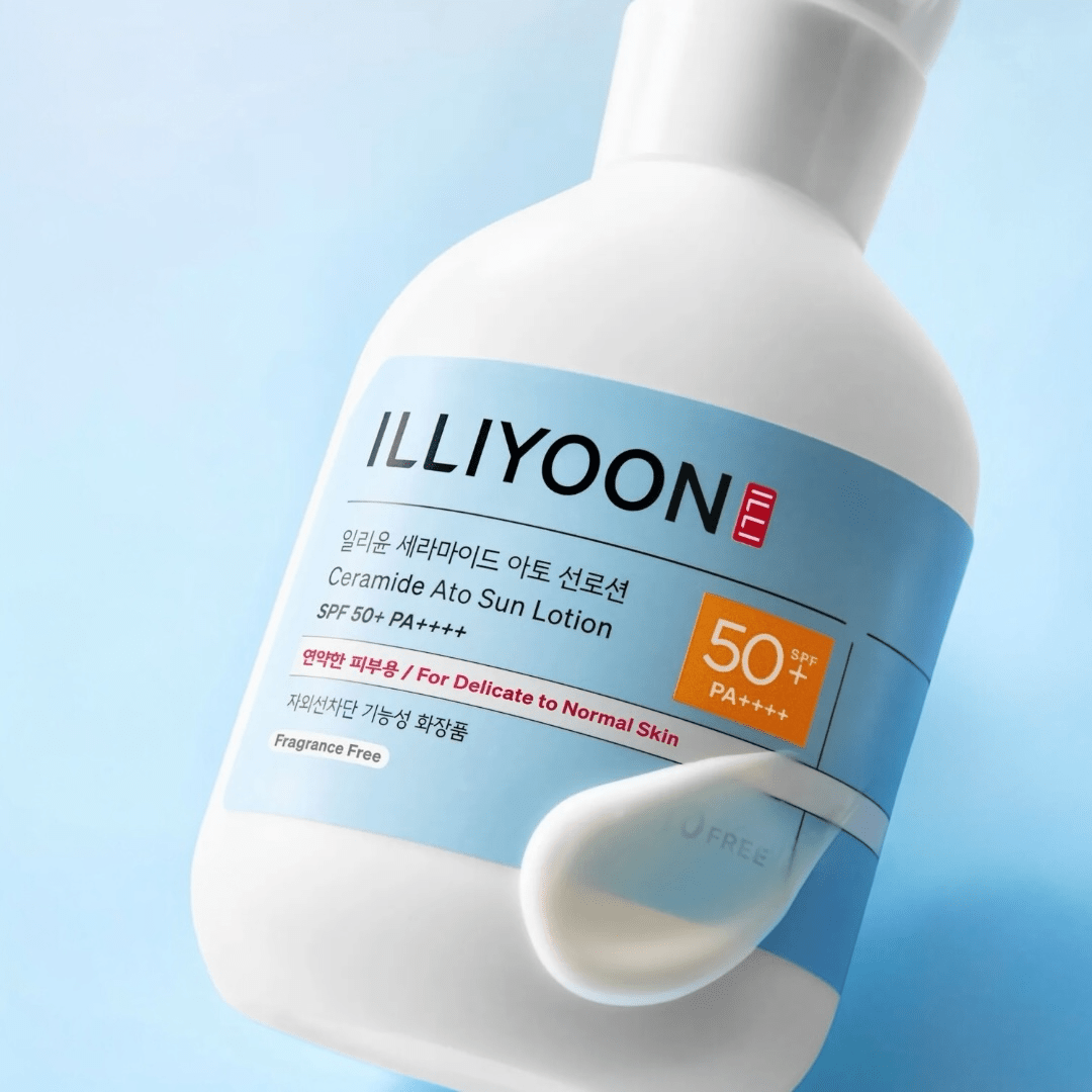 Illiyoon Ceramide Ato Sun Lotion 180ml لوشن إيليون سيراميد أتو الواقي من الشمس - Princess Cosmetics Qatar