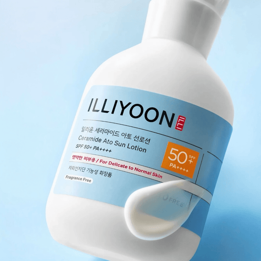 Illiyoon Ceramide Ato Sun Lotion 180ml لوشن إيليون سيراميد أتو الواقي من الشمس - Princess Cosmetics Qatar