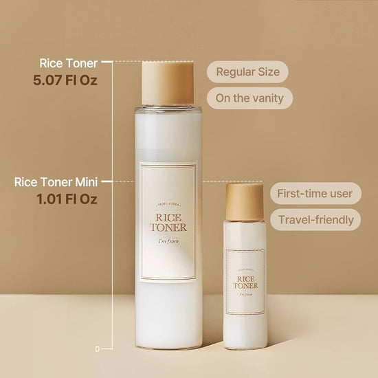 I’m From Rice Toner 30ml - TRAVEL SIZE ايم من أرز تونر 30 مل - حجم السفر - Princess Cosmetics Qatar