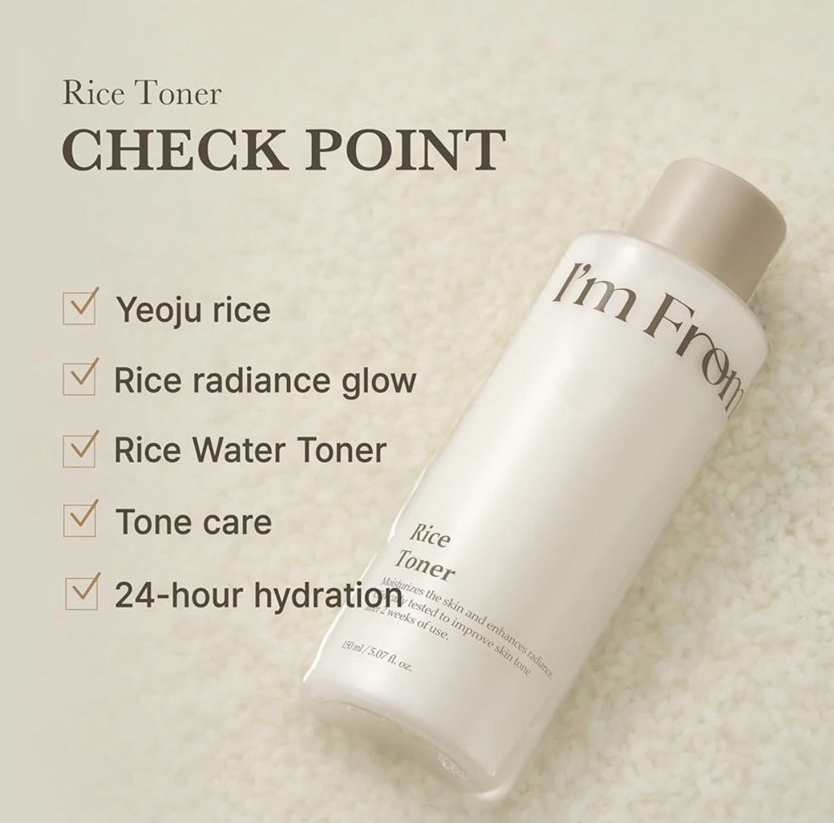I’m From Rice Toner أنا من تونر الأرز - Princess Cosmetics Qatar