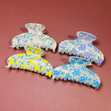 Flower Hair Claw Clips - WAKRA مقاطع مخلب شعر الزهرة