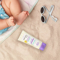 Aveeno Baby Continuous Protection®  Sensitive Skin Lotion Zinc Oxide Sunscreen with Broad Spectrum SPF 50 88ml
