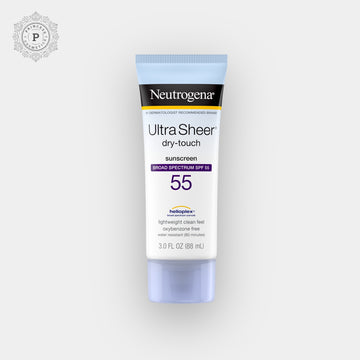 Neutrogena Ultra Sheer® Dry-Touch Sunscreen Broad Spectrum SPF 55 88ml. نيوتروجينا الترا شير واقي شمسي واسع الطيف بمعامل حماية SPF 55 88 مل