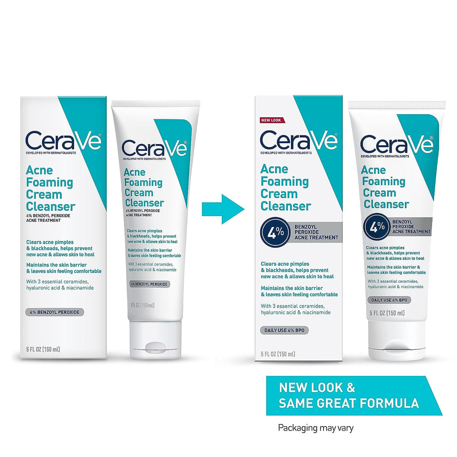 CeraVe Acne Foaming Cream Cleanser 4% BP 150ml