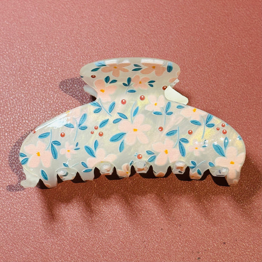 Flower Hair Claw Clips - WAKRA مقاطع مخلب شعر الزهرة