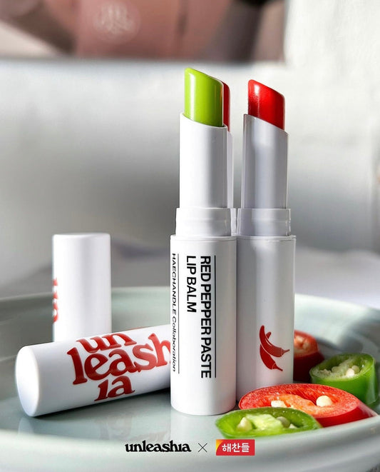 Unleashia Red Pepper Paste Lip Balm. بلسم الشفاه من معجون الفلفل الأحمر من أنليشيا