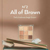 Unleashia Glitterpedia Eye Palette - N°2 All Of Brown. باليت العيون من أنليشيا جليتربيديا - رقم 2 أول أوف براون