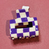 Checkered Small Hair Claw Clips. متقلب مقاطع مخلب الشعر الصغيرة