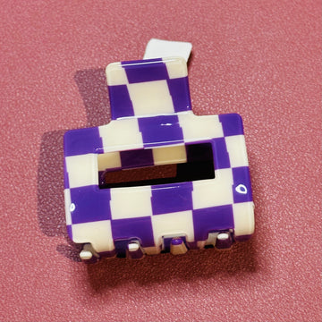Checkered Small Hair Claw Clips - WAKRA متقلب مقاطع مخلب الشعر الصغيرة