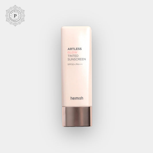 Heimish Artless Glow Tinted Sunscreen SPF50+ PA+++ 40ml. هيميش آرتليس جلو واقي من الشمس ملون بعامل حماية من الشمس 50+ PA+++، 40 مل