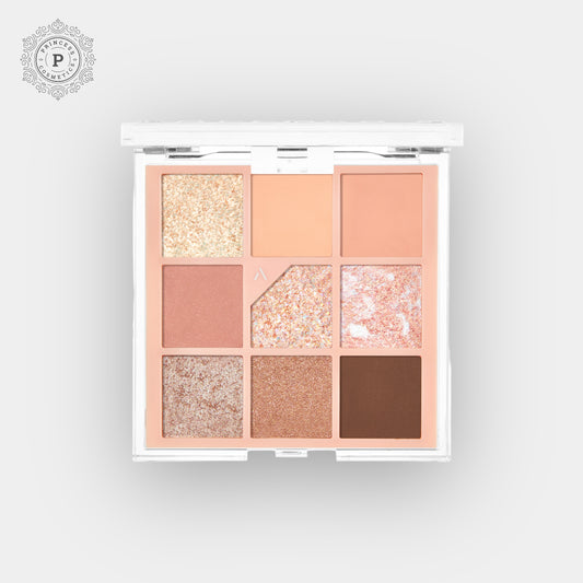 Unleashia Glitterpedia Eye Palette - N°3 All Of Coral Pink. باليت العيون من أنليشيا جليتربيديا - رقم 3 أول أوف كورال بينك