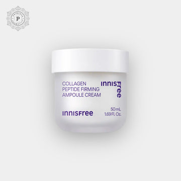 Innisfree Collagen Peptide Firming Ampoule Cream 50ml. كريم أمبولة لشد البشرة بالكولاجين والببتيد من إينيسفري، 50 مل - Princess Cosmetics Qatar