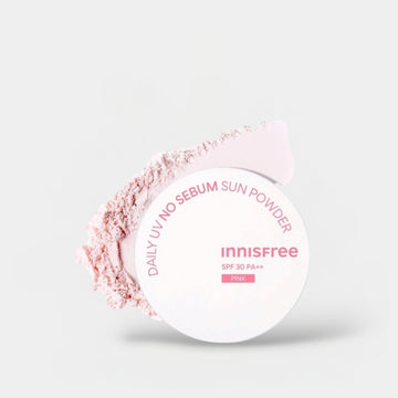 Innisfree Daily UV No Sebum Sun Powder 4g بودرة إنيسفري اليومية الواقية من الشمس الخالية من الدهون - Princess Cosmetics Qatar