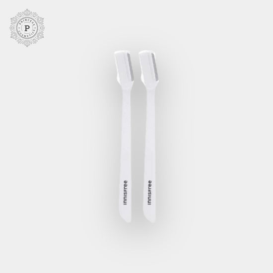 Innisfree Eco Beauty Tool Eyebrow Razor Set (2pcs). مجموعة شفرات الحواجب إيكو بيوتي تول من إينيسفري (2 قطعة) - Princess Cosmetics Qatar