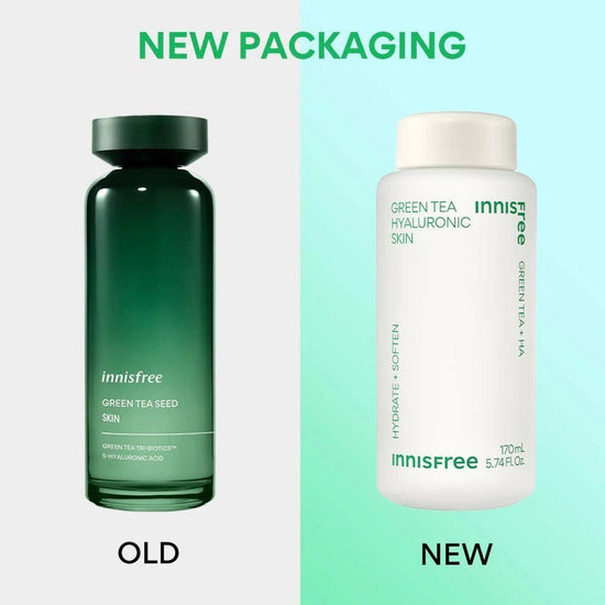 Innisfree Green Tea Hyaluronic Skin 170ml (Renewed 2023) كريم الهيالورونيك بالشاي الأخضر من إينيسفري 170 مل (تم تجديده 2023) - Princess Cosmetics Qatar