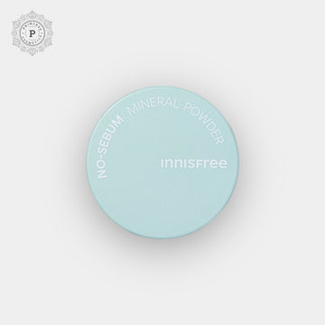 Innisfree No Sebum Mineral Powder 5g (Renewed 2023). بودرة معدنية خالية من الزهم من إينيسفري 5 جم (تم تجديدها عام 2023) - Princess Cosmetics Qatar