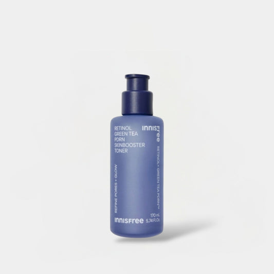 Innisfree Retinol Green Tea PDRN Skin Booster Toner 170ml إينيسفري ريتينول غرين تي بي دي آر إن تونر معزز للبشرة - Princess Cosmetics Qatar