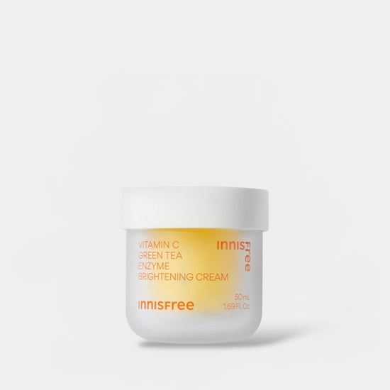 Innisfree Vitamin C Green Tea Enzyme Brightening Cream 50ml كريم تفتيح البشرة بفيتامين سي وإنزيم الشاي الأخضر من إينيسفري - Princess Cosmetics Qatar