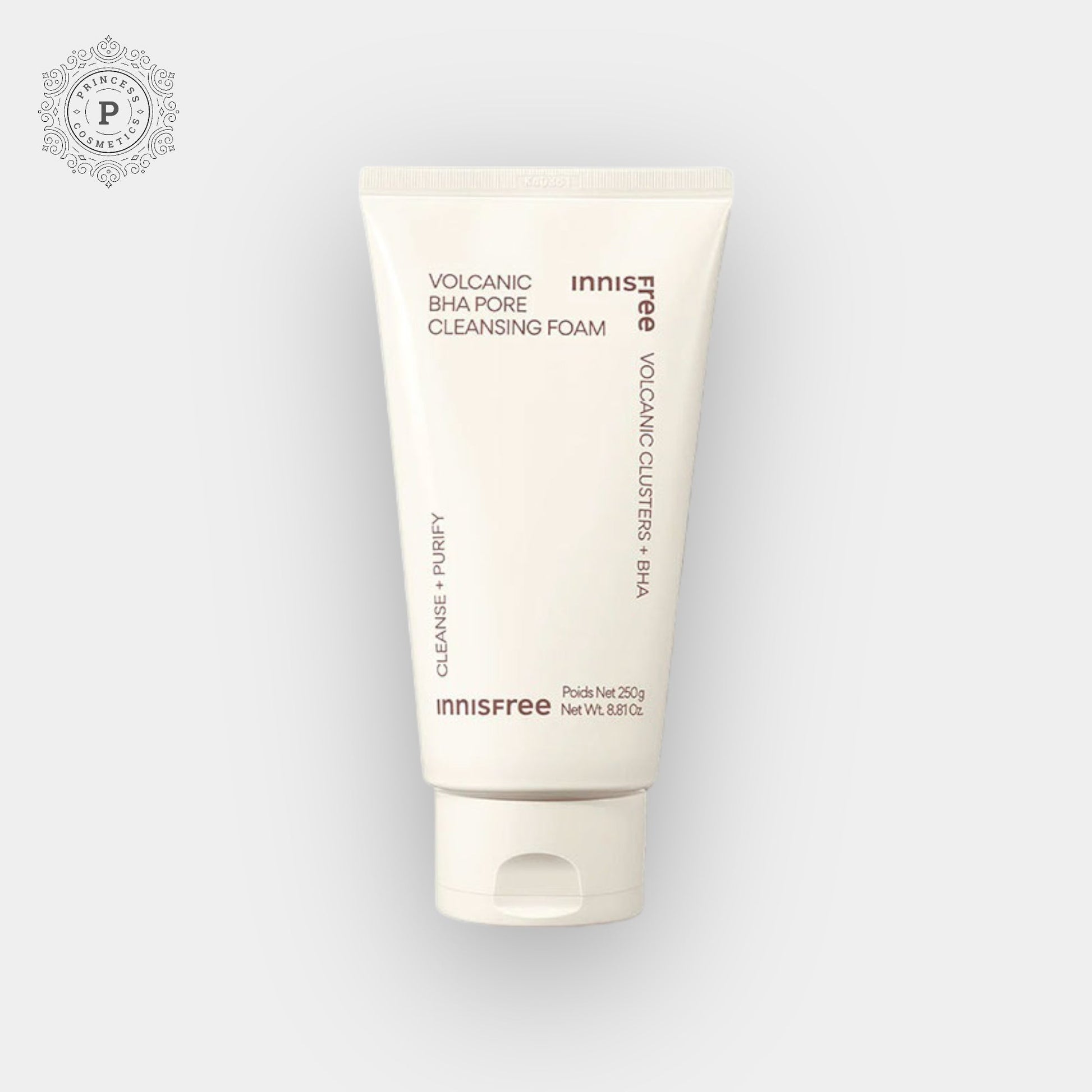 Innisfree Volcanic Pore BHA Cleansing Foam (Renewed 2023) رغوة تنظيف المسام البركانية BHA من إينيسفري (تم تجديدها عام 2023) - Princess Cosmetics Qatar