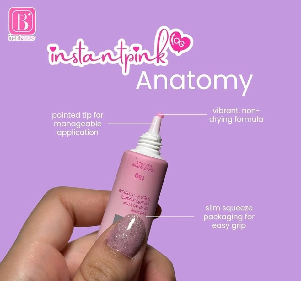 Instabeaute Insta Pink 15g - EXPIRY: 06 - 2025. إنستابيوتي إنستا بينك 15 جرام - Princess Cosmetics Qatar