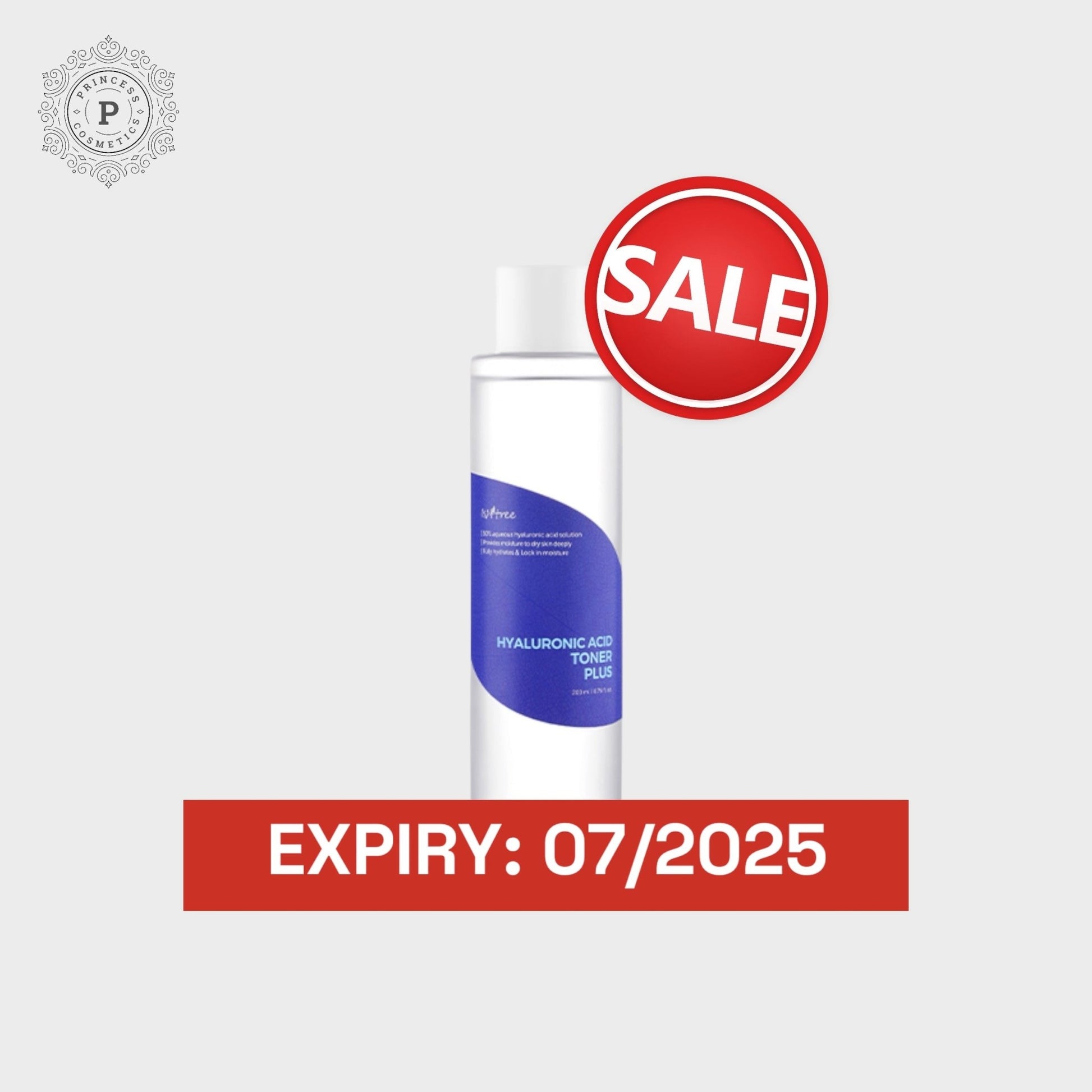 Isntree Hyaluronic Acid Toner Plus 200ml - EXPIRY: 07/2025 Isntree حمض الهيالورونيك تونر بلس - Princess Cosmetics Qatar