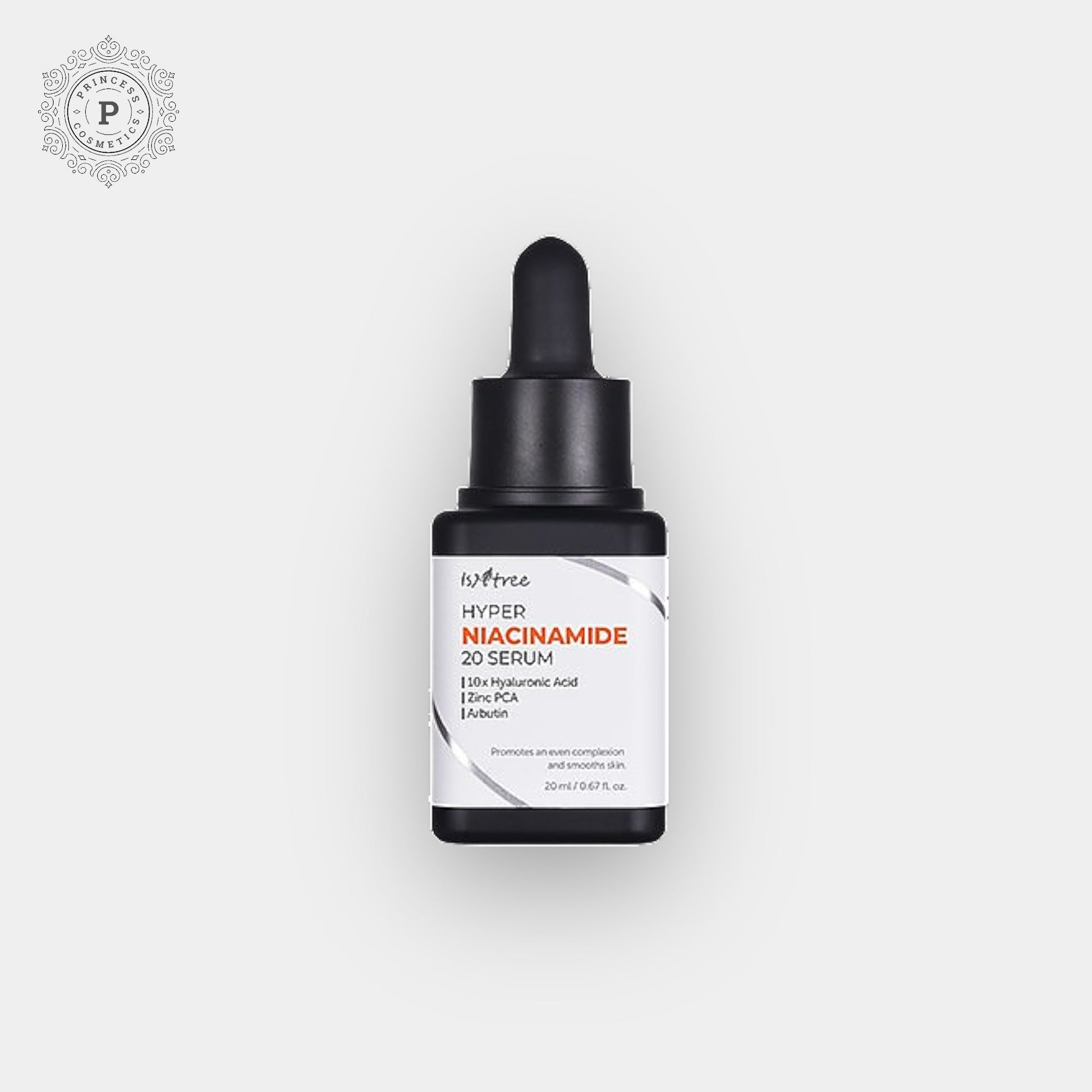 Isntree Hyper Niacinamide 20 Serum 20ml. مصل إيسنتري هايبر نياسيناميد 20، 20 مل - Princess Cosmetics Qatar