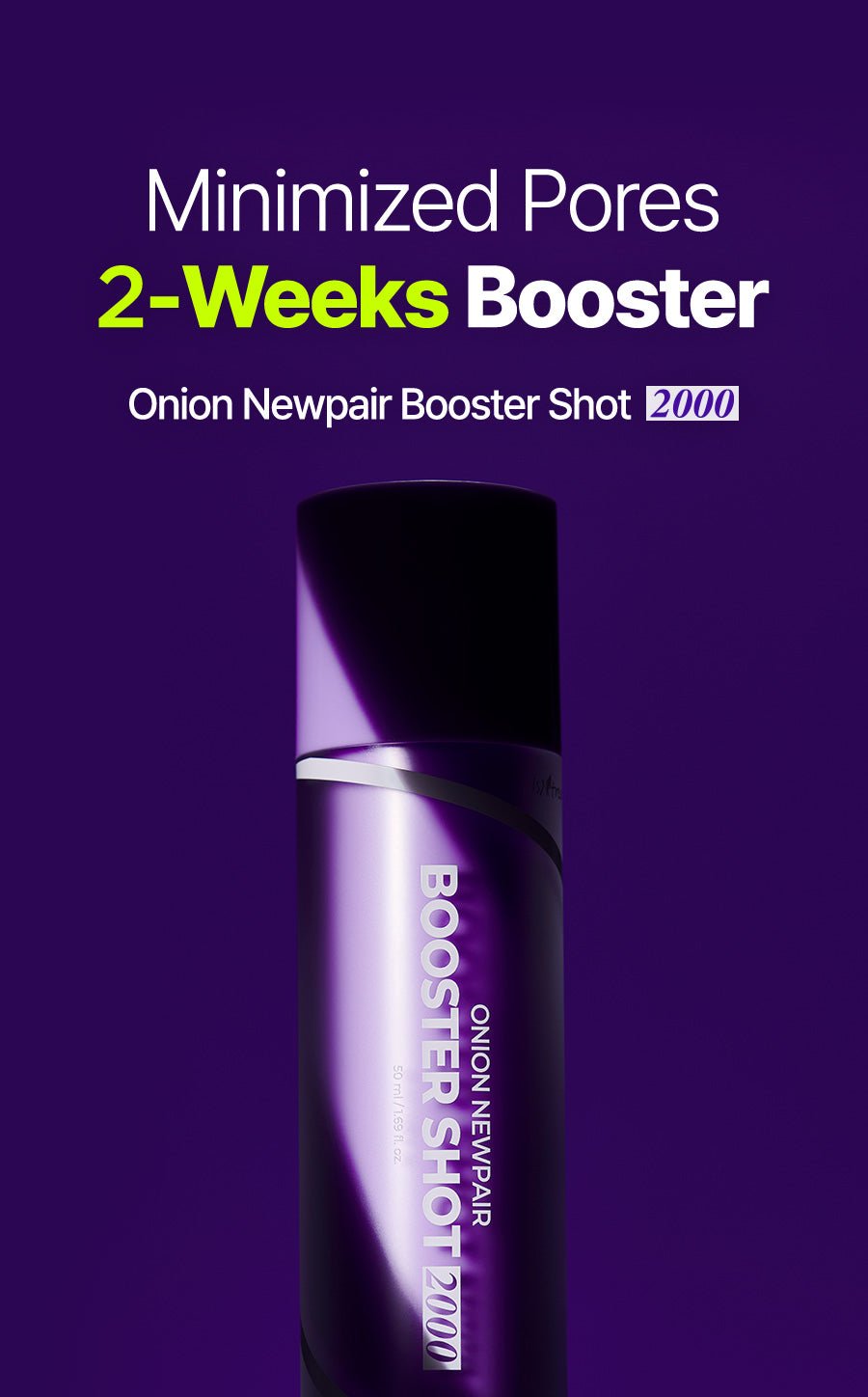 Isntree Onion Newpair Booster Shot 2000 50ml. إيسنتري بصل نيوباير معزز شوت 2000 50 مل - Princess Cosmetics Qatar