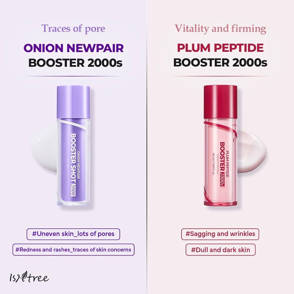 Isntree Plum Peptide Booster 2000 50ml معزز ببتيد البرقوق من Isntree 2000 - Princess Cosmetics Qatar