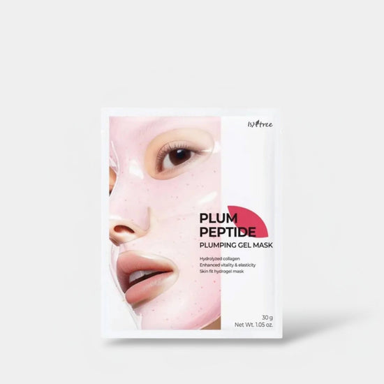 Isntree Plum Peptide Plumping Gel Mask (1 Sheet) إسنتري ماسك جل الخوخ والببتيد المرطّب والممتلئ - Princess Cosmetics Qatar